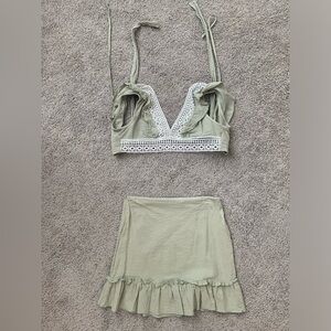 SHEIN matching skirt set